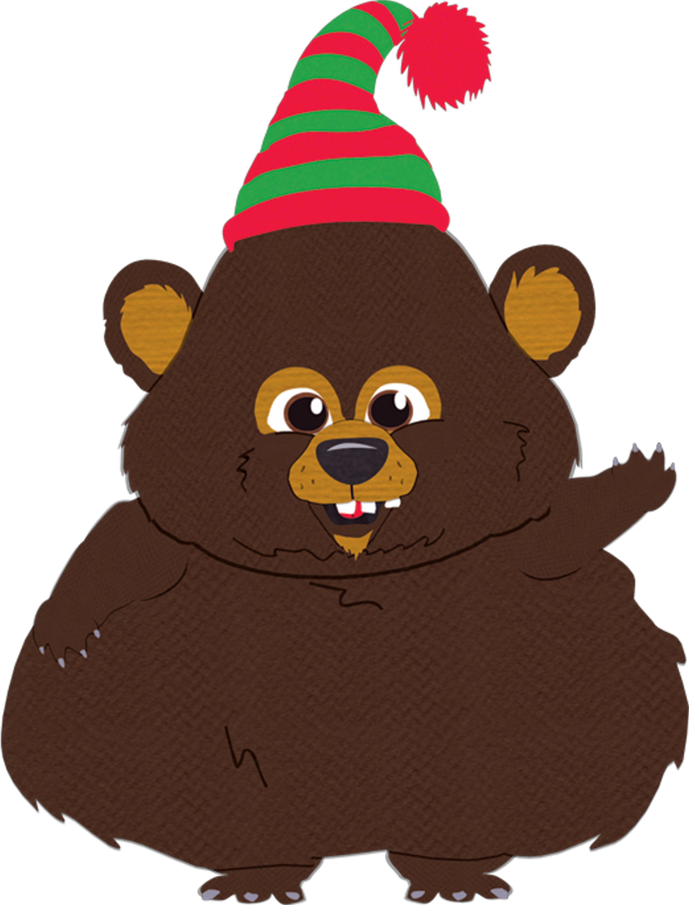 Beary - South Park Christmas Critters (2414x3170), Png Download