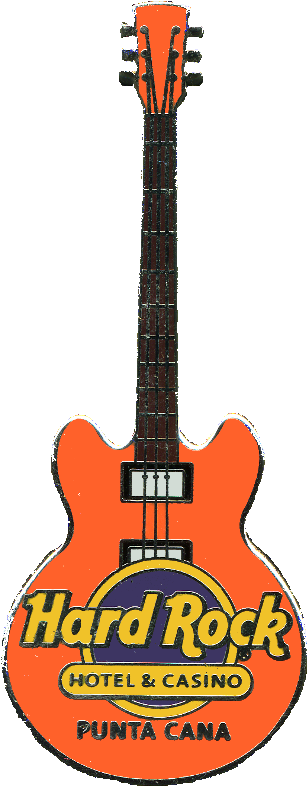 Punta Cana Orange Core 3 Strings Guitar N57856 - Guitar Hard Rock Punta Cana (325x800), Png Download