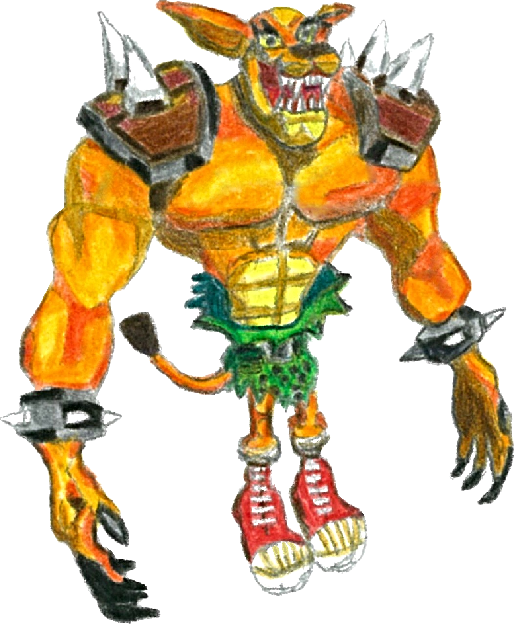 Crash Team Kart Racing Tiny Tiger - Tiny Tiger (1054x1278), Png Download