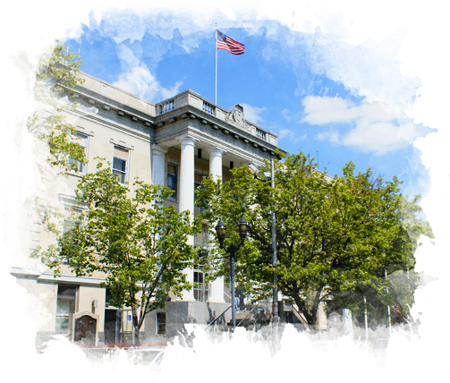 Town Of West New York - West New York Town Hall (504x436), Png Download