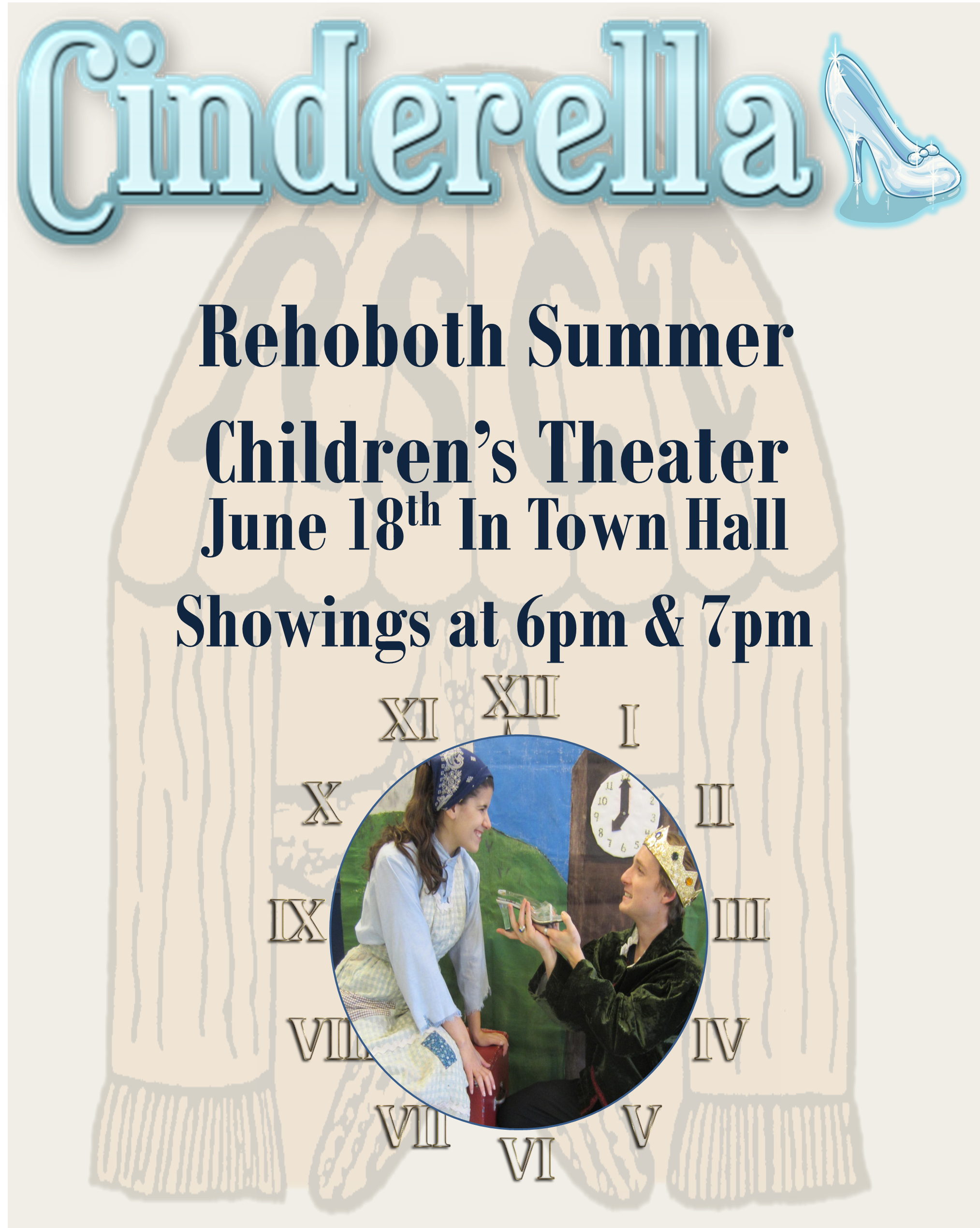 Children's Theater In Town Hall, Cinderella 6 P - Delaware (2065x2724), Png Download