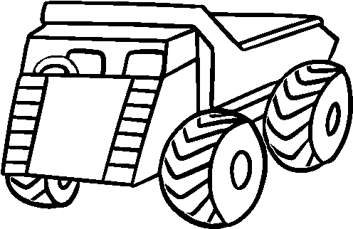 A Cargo Truck Coloring Page - Hoe Bouw Je Een Hut (600x470), Png Download