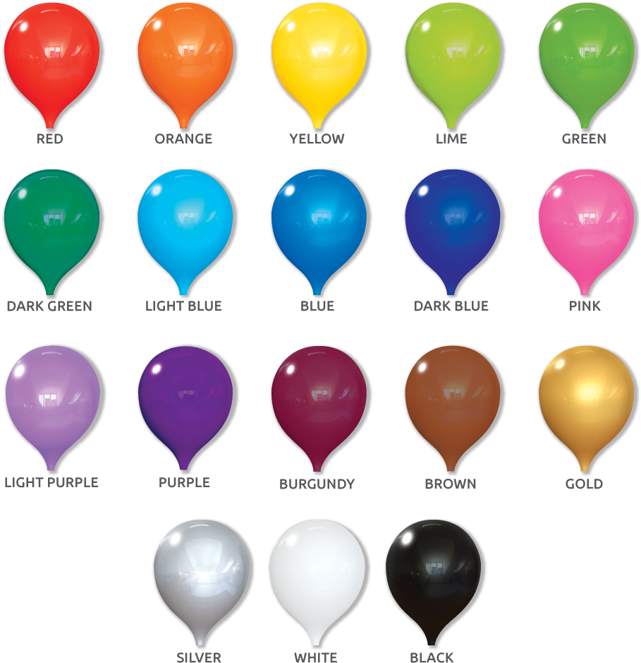 Permashine® 12" Replacement Balloons Psrpbnmc999 - Permashine Balloons (1000x1000), Png Download
