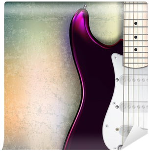 Abstract Grunge Jazz Rock Background With Electric - Music 31 (400x400), Png Download