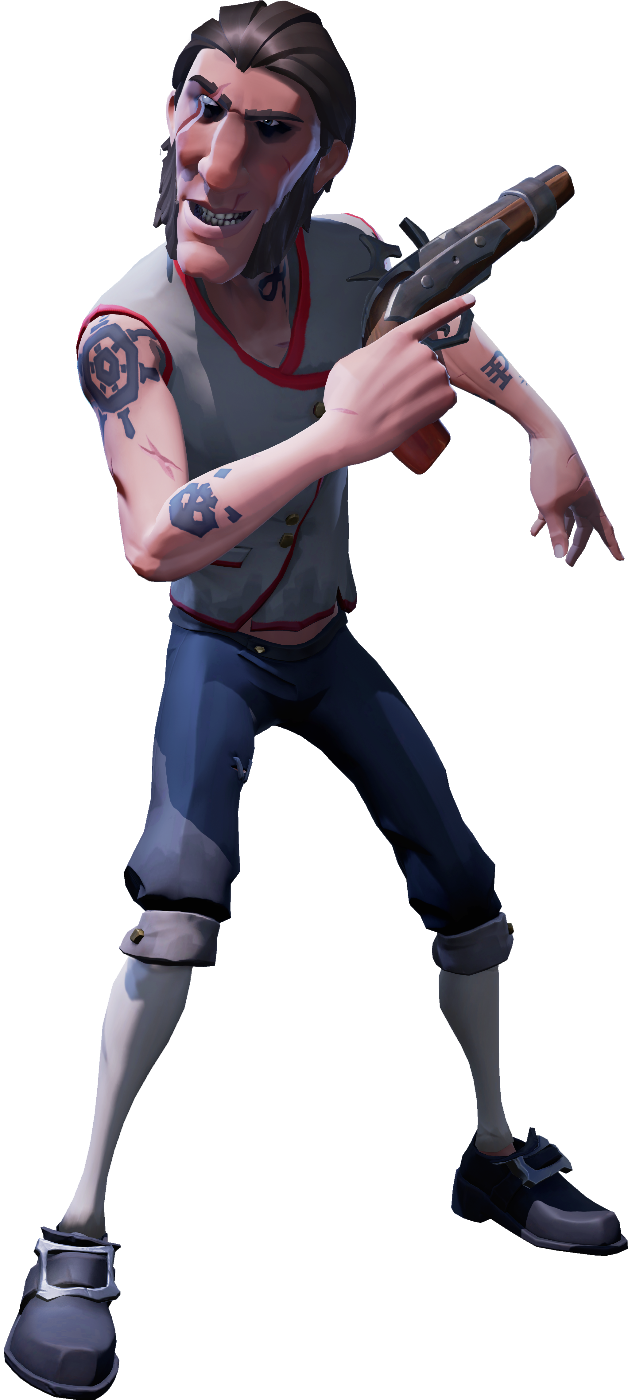 Can't Offer A Name, But He's This Guy - Sea Of Thieves Cool Pirate (5020x5095), Png Download