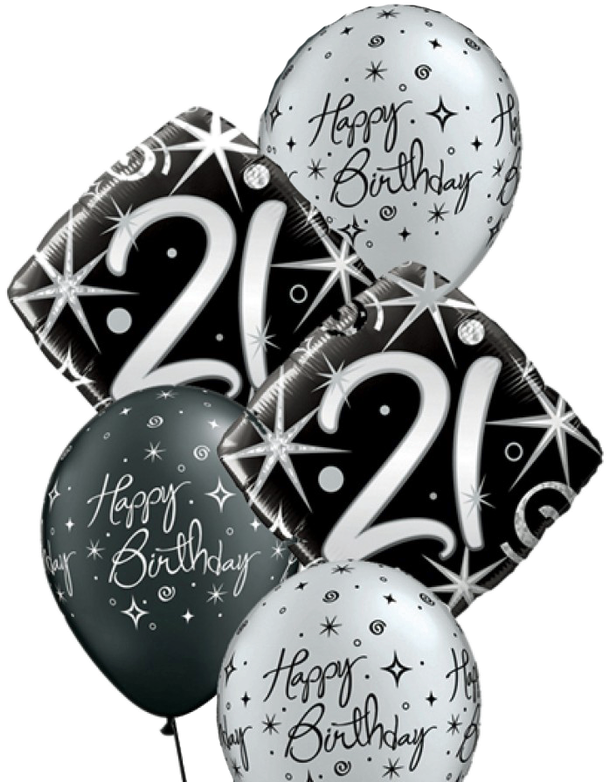 Picture - Diy 18th Balloon Bouquets (608x800), Png Download