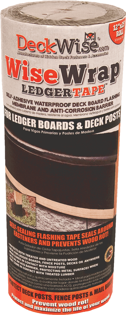 Roll Of Deckwise® Wisewrap Ledgertape® - Deckwise Wisewrap Ledger Tape, Self Adhesive Deck (768x1218), Png Download