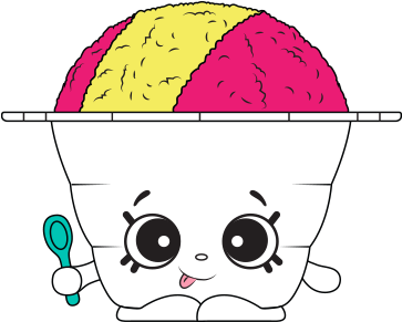 Frosty Shaved Ice Ct Art - Shopkins Frosty Shaved Ice (400x400), Png Download