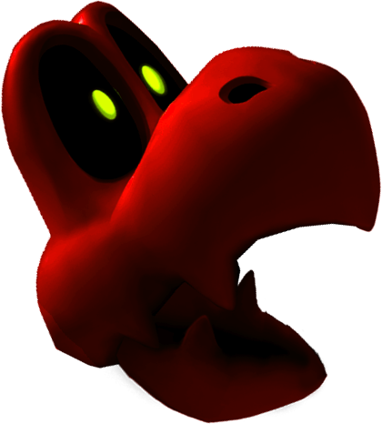 Demon Skull - Demon Mario Png (420x466), Png Download