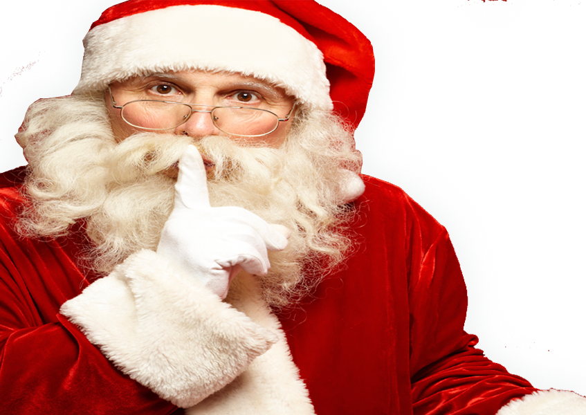 Santa's Official Blog - Santa Claus (847x600), Png Download