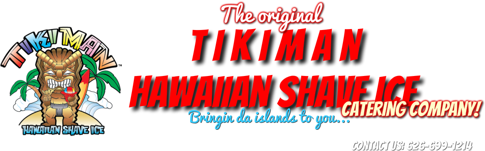 Tikiman Hawaiian Shave Ice - Shave Ice (1020x336), Png Download
