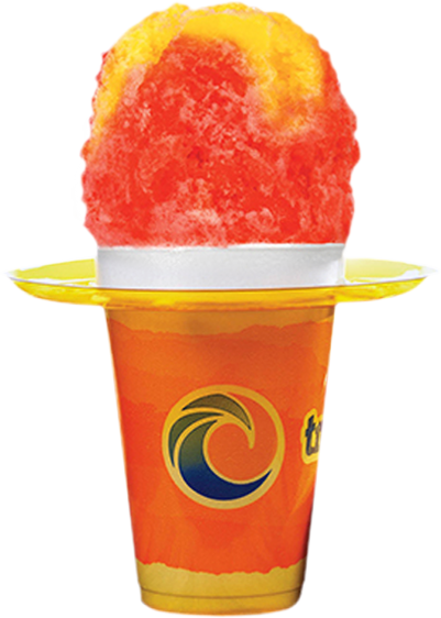 Banana - Tropical Sno Sno Cone (401x562), Png Download