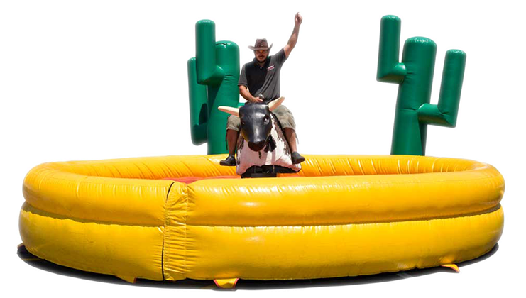 The Surf Simulator - Bucking Bull (750x419), Png Download