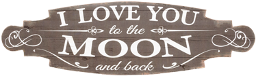 'wall Décor By Pd Home And Garden - 'i Love You' Wall (650x650), Png Download