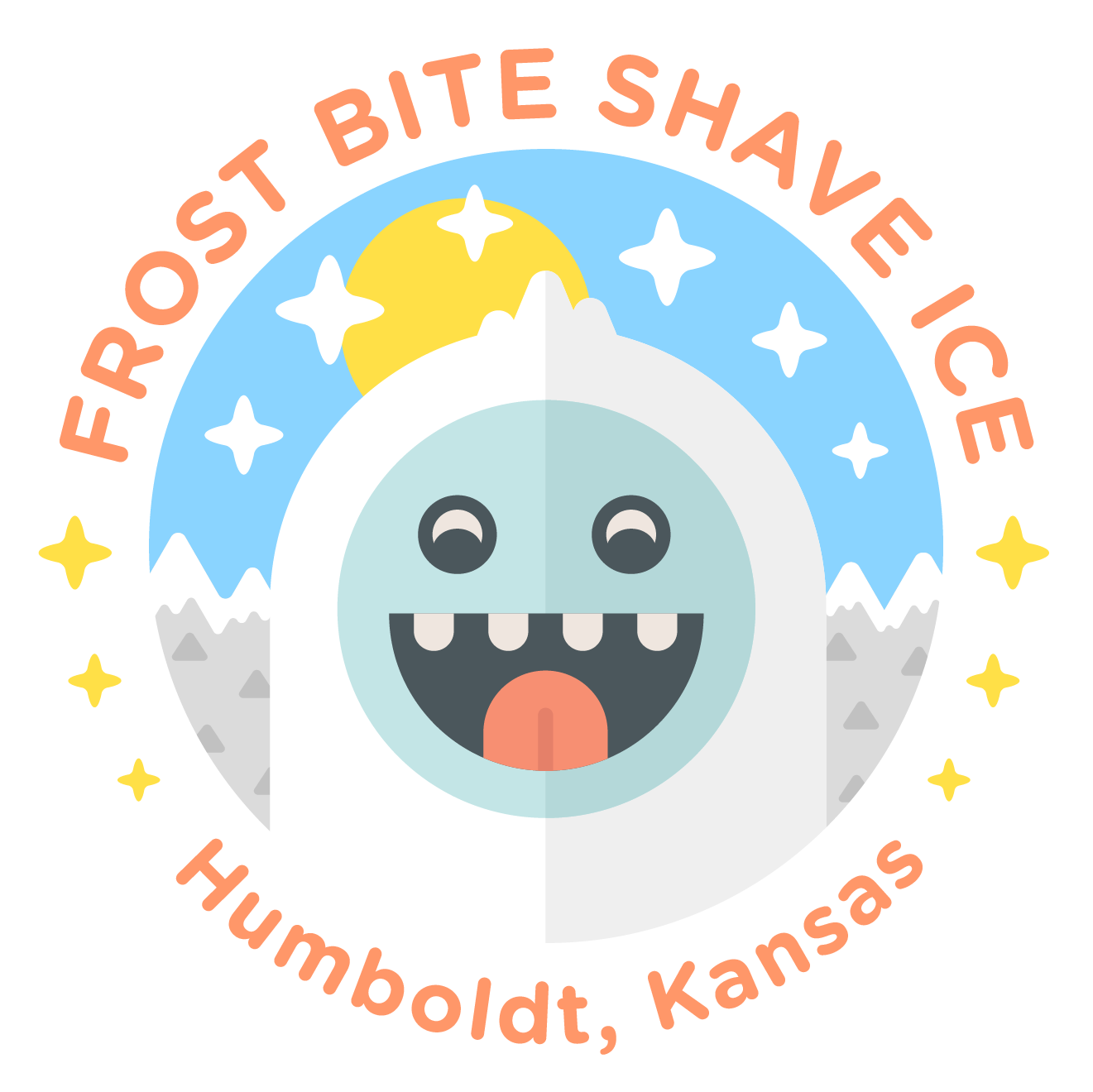 Frost Bite Shave Ice, Humboldt, Kansas - Frost Bite Shave Ice (1321x1320), Png Download