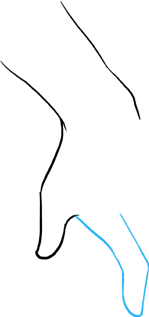 How To Draw Holding Hands - Sketch (680x678), Png Download