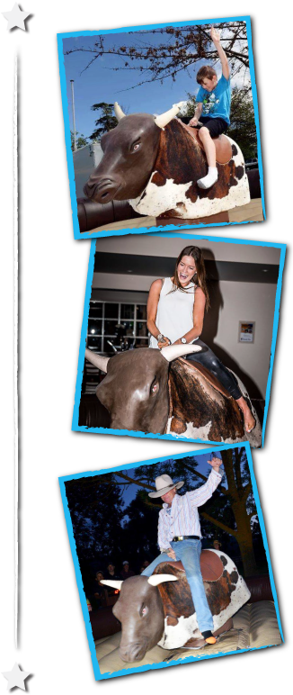 Welcome To The Home Of Northern Victoria's Most Exciting - North Vic Mechanical Bull Hire (333x782), Png Download