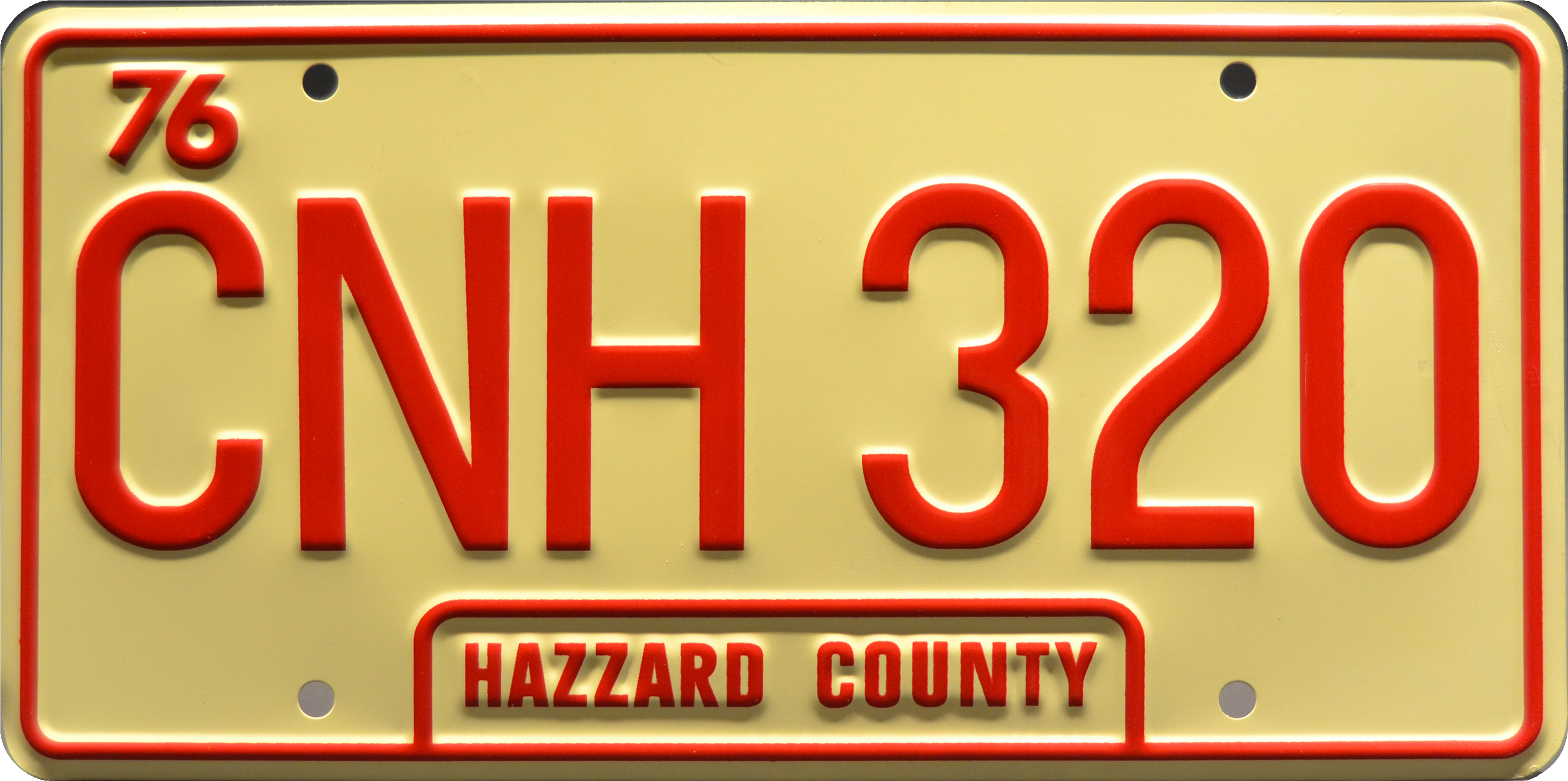 The Dukes Of Hazzard - Cnh 320 Hazzard Country (4200x2400), Png Download