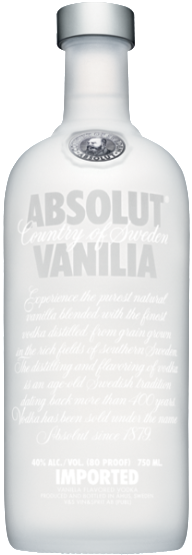 Absolut Vanilia 750ml - Absolut Vanilia Flavoured Vodka (600x600), Png Download