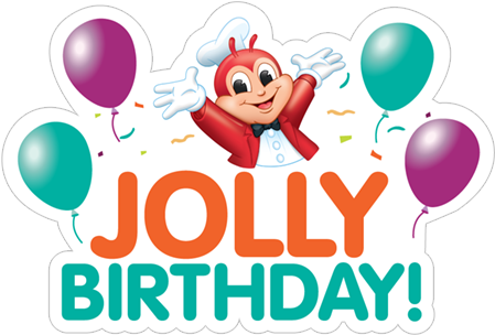 Jolly Birthday - Jollibee Happy Birthday Viber (490x317), Png Download