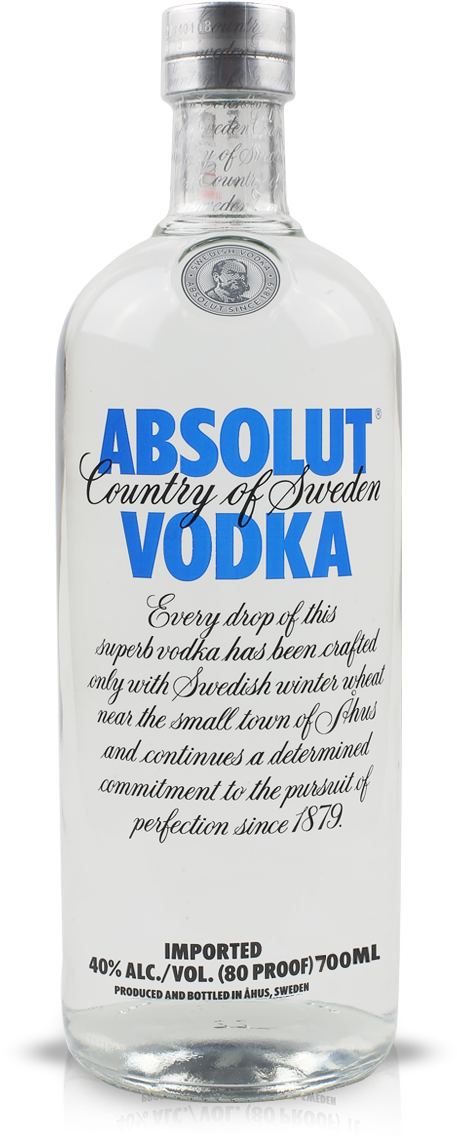 Absolut Blue - Absolut Vodka (800x1218), Png Download
