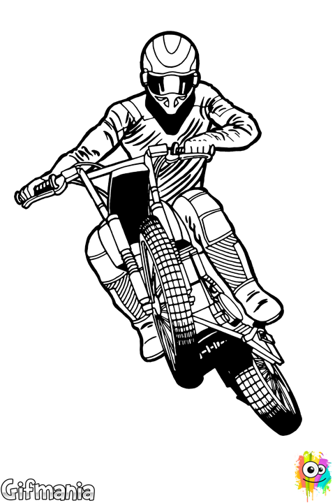 Motocross - Motocross Sketches (480x720), Png Download