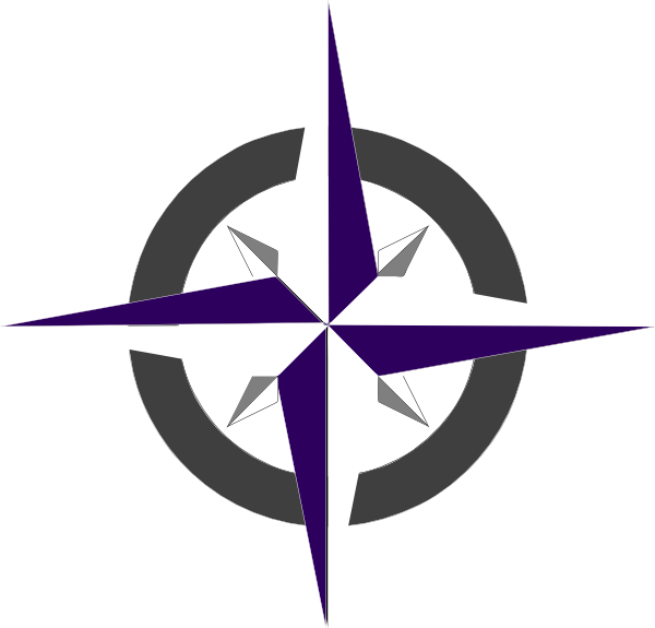 Compass Rose (600x575), Png Download