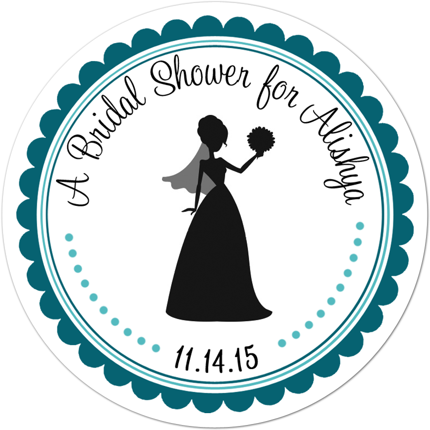 Bride Silhouette (1000x1000), Png Download