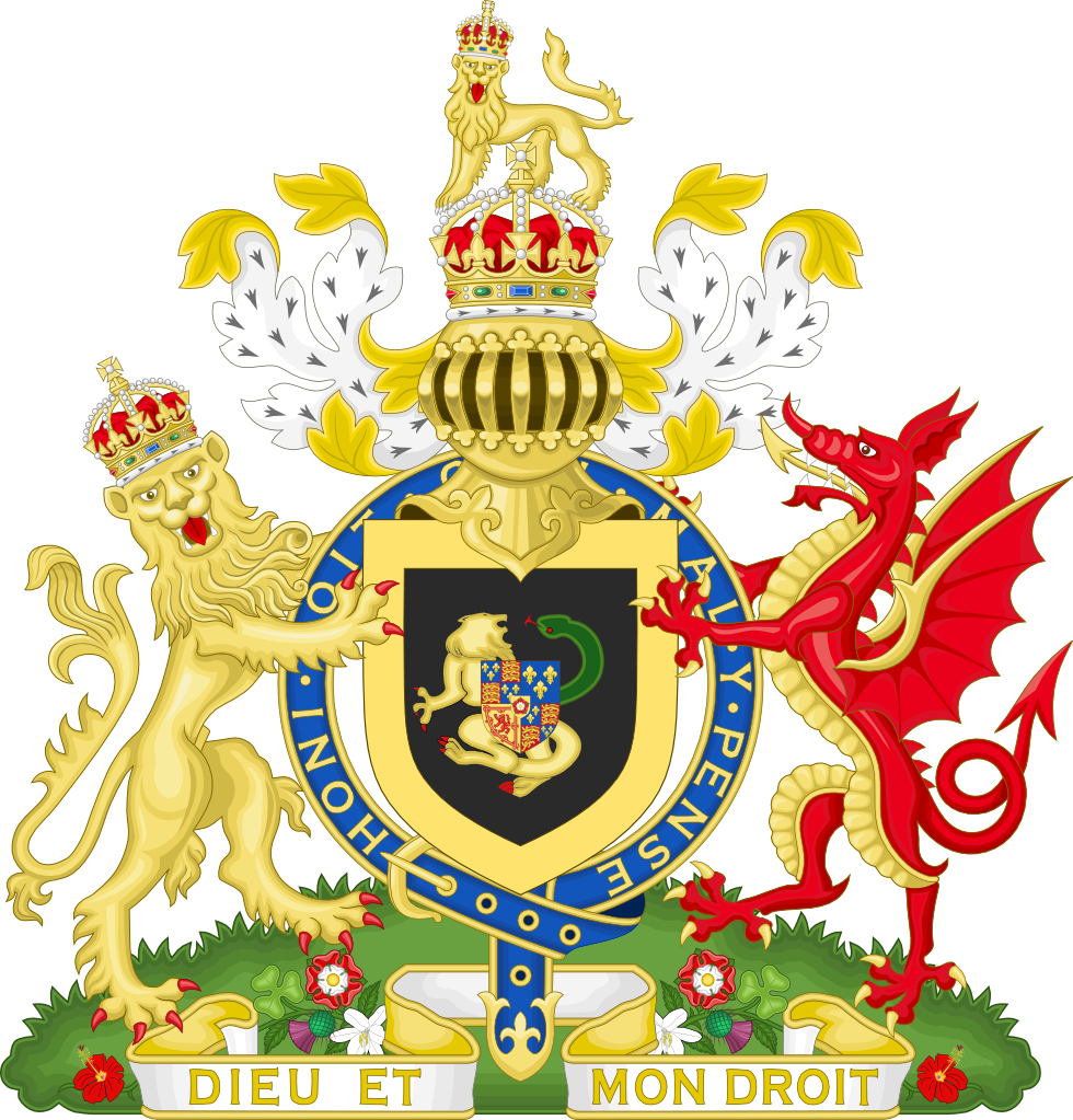 North Britannia Royal Arms - English Coat Of Arms (875x913), Png Download