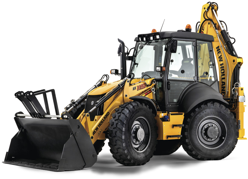 Backhoe Loaders - New Holland B115 C (900x610), Png Download