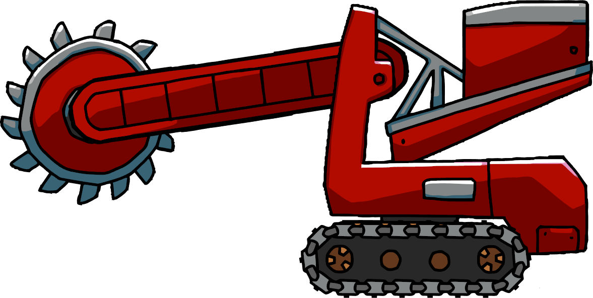 Png Library Download Bucket Wheel Excavator Scribblenauts - Bucket Wheel Excavator Clipart (1177x592), Png Download