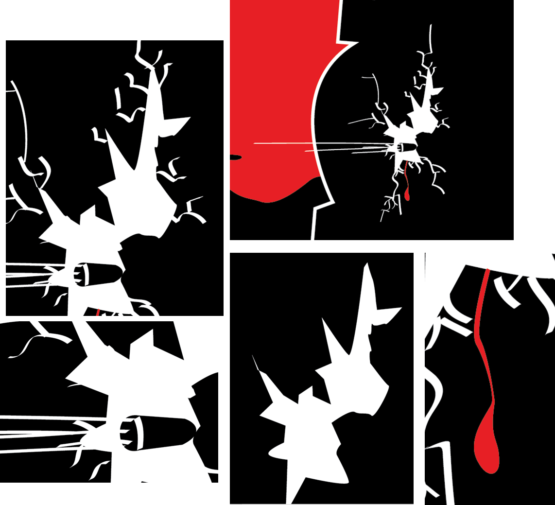 The Crack Was Made By First Using The Pen Tool To Create - Graphic Design (1142x1039), Png Download