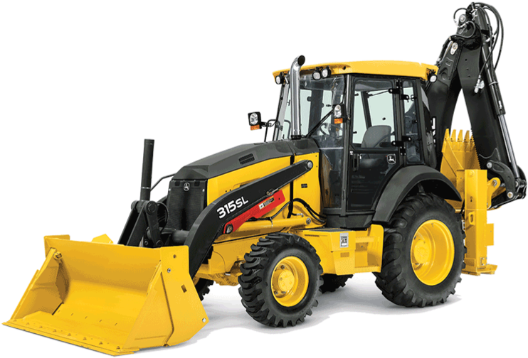 315slbackhoe - John Deere 315sl Backhoe (1364x768), Png Download