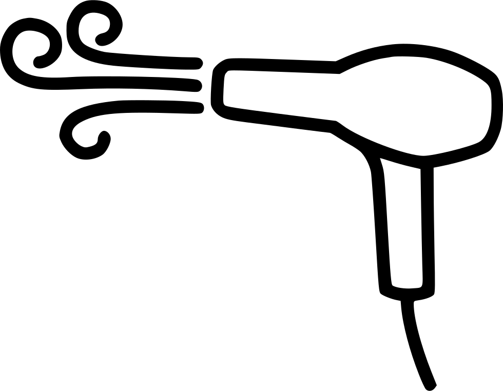 Hairdryer Comments - Blow Dryer Icon Transparent (980x762), Png Download