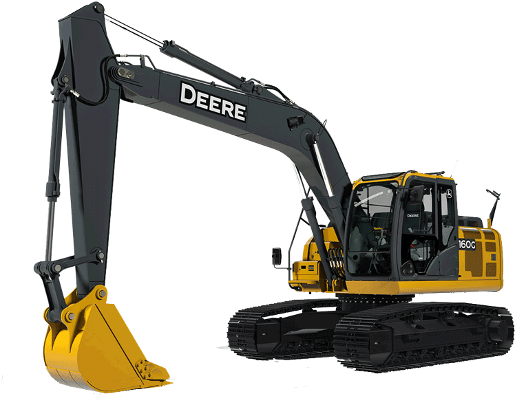 160g Lcexcavator - Excavator (1366x768), Png Download