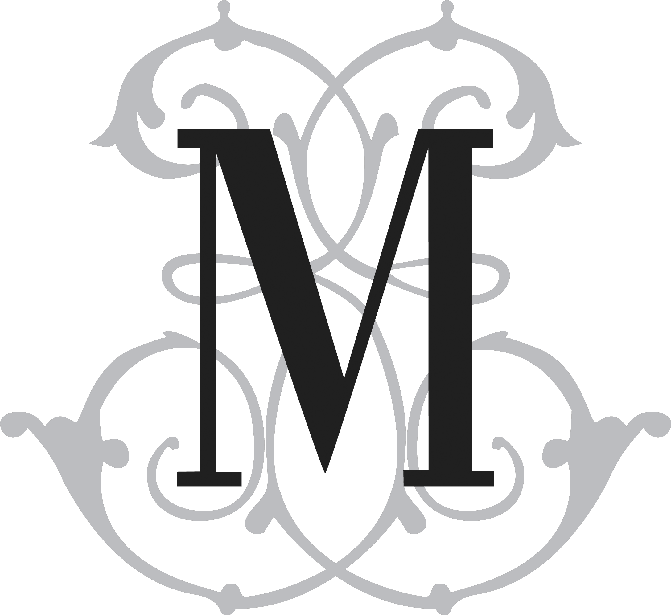 Carriage House North - Letter M In Chevron (2400x2100), Png Download