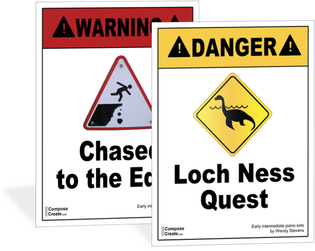Chased To The Edge And Loch Ness Quest Bundle By Wendy - Piano (650x650), Png Download
