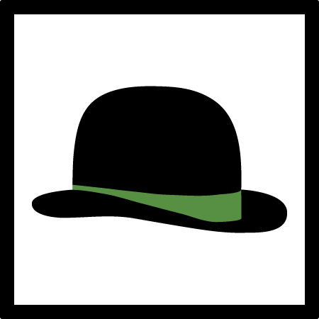 Bowler Hat Comics - Fedora (450x450), Png Download