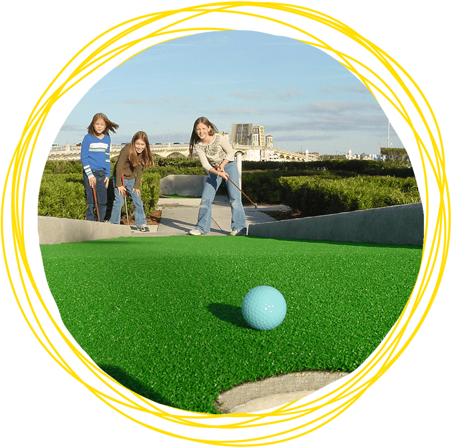 Buy Tickets - Bayfront Mini Golf (1109x1109), Png Download