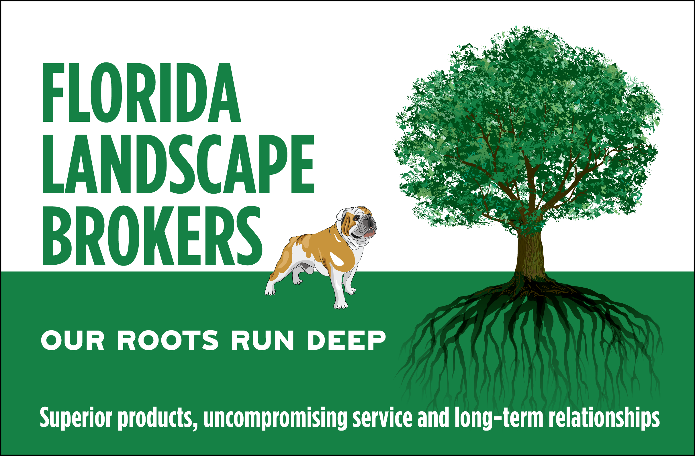 Florida Landscape Brokers' Logo - Florida (2425x1592), Png Download