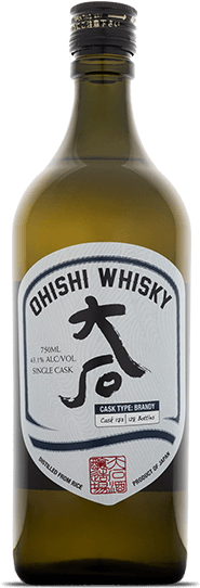 Ohishi Brandy Single Cask Whisky - Ohishi Brandy Cask Whiskey (300x600), Png Download