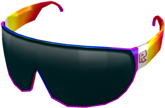 Rainbow Sunglasses - Rainbow Glasses Roblox (420x420), Png Download