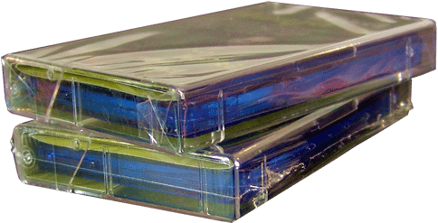 Cassette Tape Case Cellophane And Shrink Wraps - Cassette Wrap (500x262), Png Download