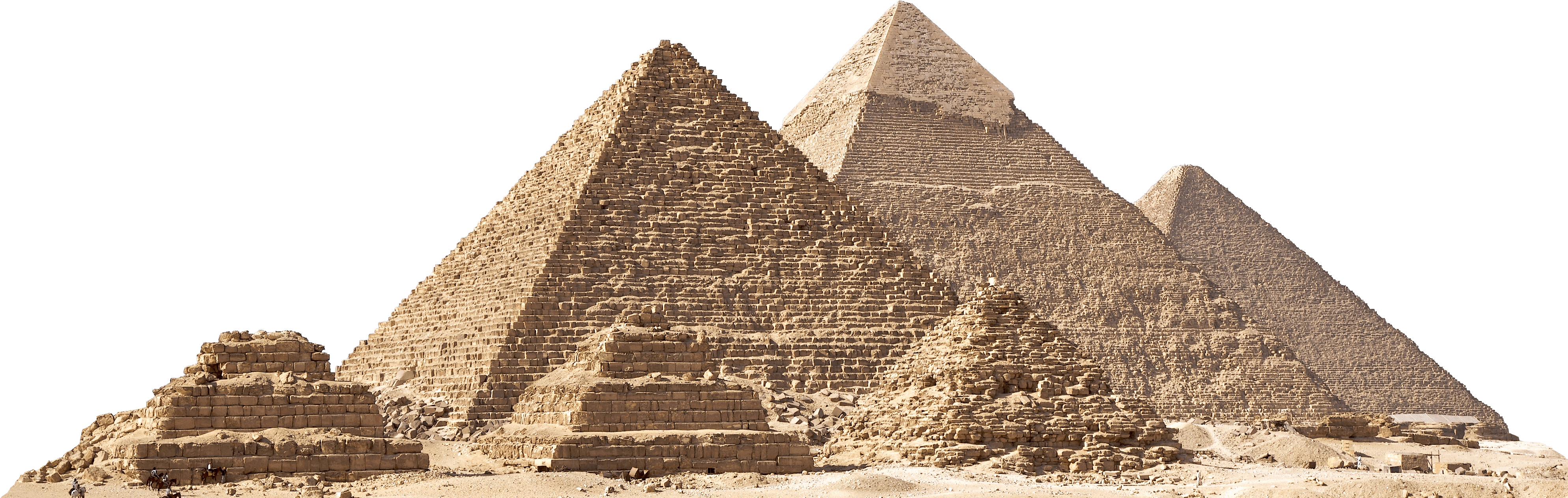 Giza Necropolis (3990x1275), Png Download
