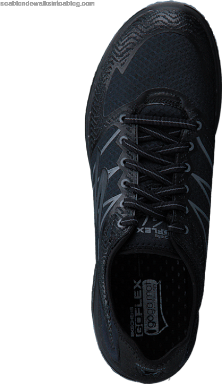 Women's Skechers Gl Flex 14017 Bkgy Bkgy - Sneakers (600x750), Png Download