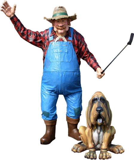 Gatlinburg Ripley's Mini Golf Old Mcdonald - Old Macdonald Had A Farm Png (452x569), Png Download