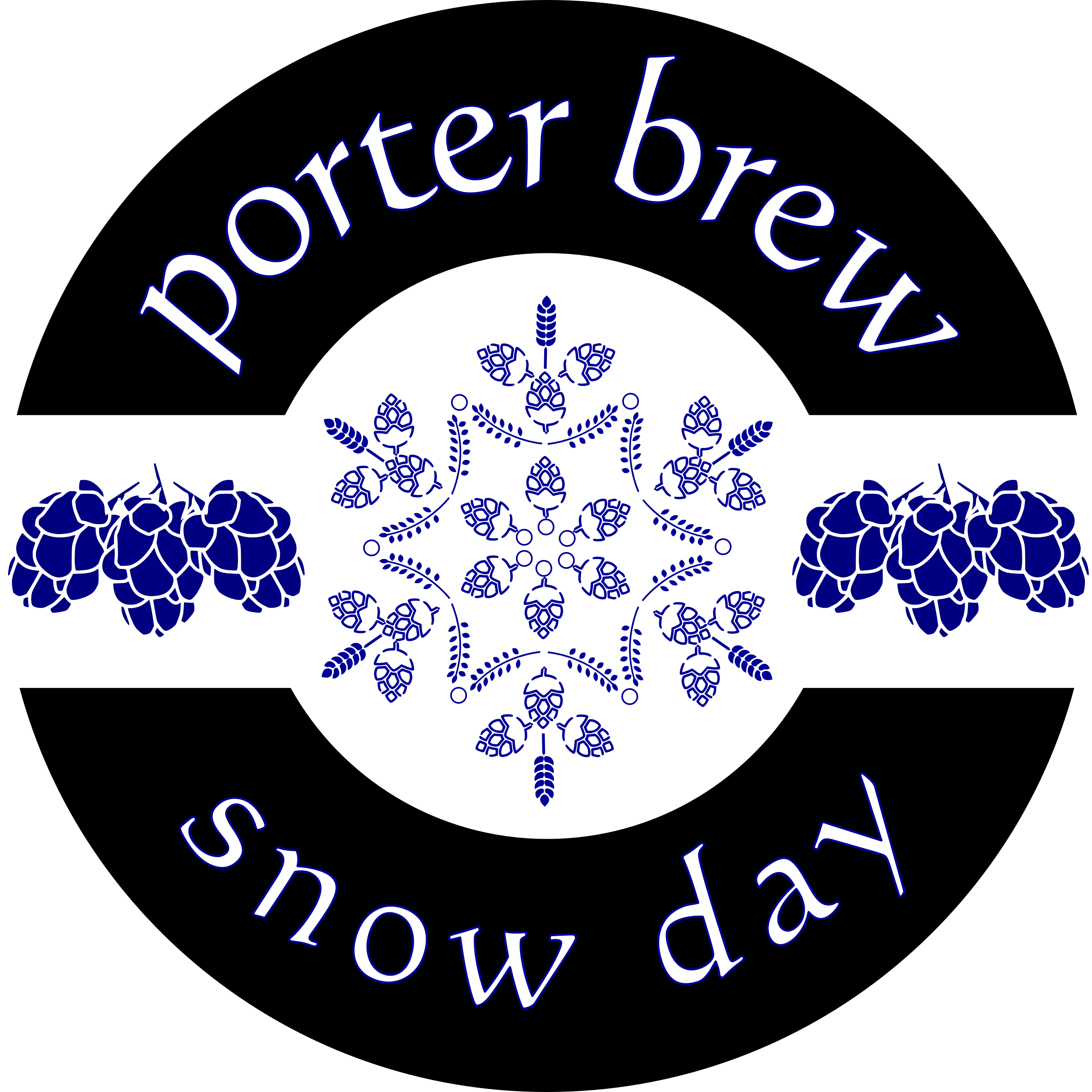 Snow Day - Hop Head Throw Blanket (2711x2711), Png Download