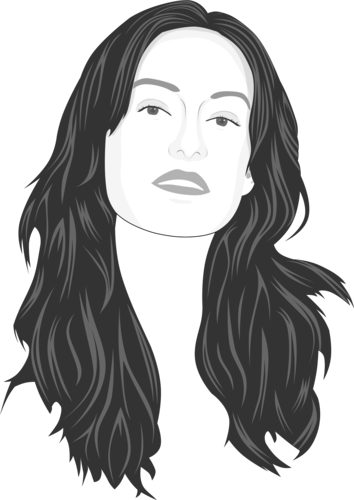 Olivia Wilde Something Like Her Caricate Of Olivia - Sketch (354x500), Png Download