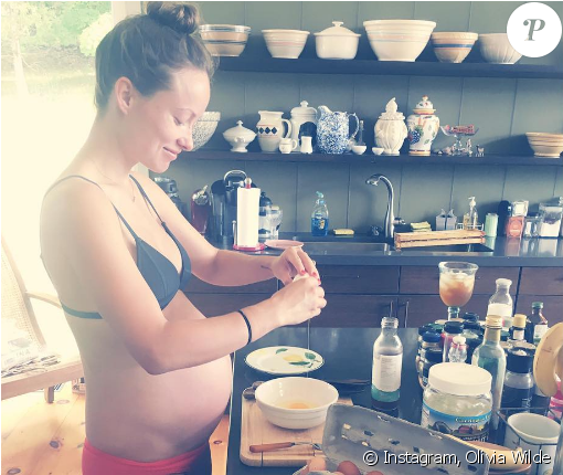 Olivia Wilde, En Bikini Et Au Naturel, Cuisine Des - Olivia Wilde Pregnant Vegan (637x429), Png Download