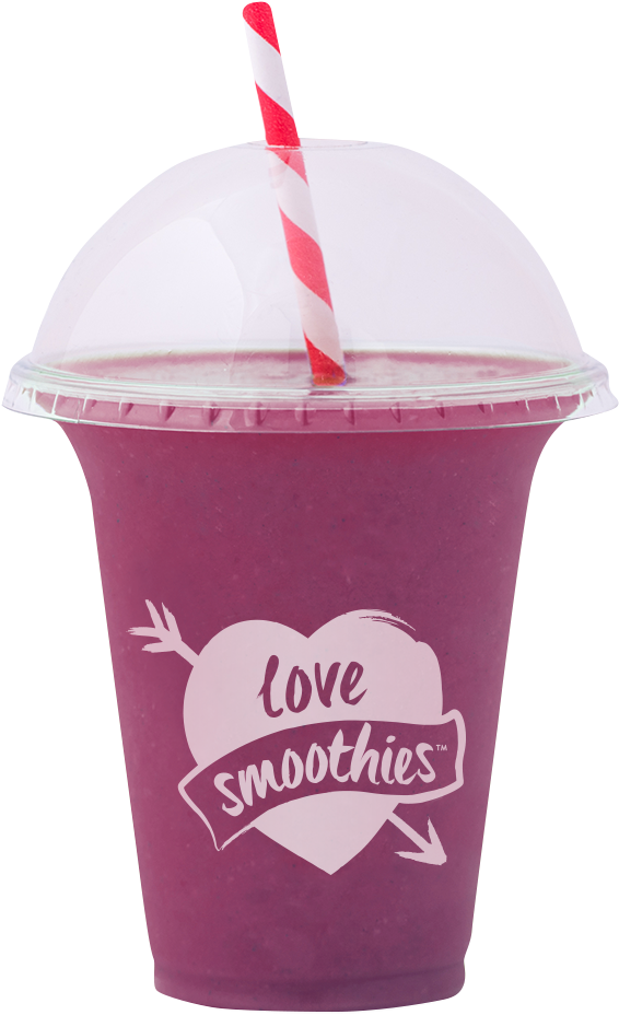 Berry Go Round - Smoothie Cup Png (1000x1000), Png Download